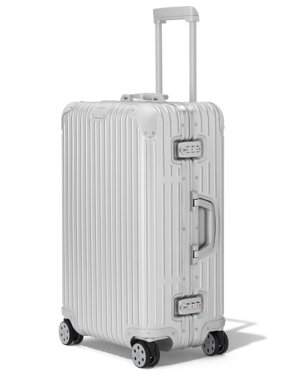RIMOWA Original Check-In M Silver Aluminum Spinner Suitcase - Picture 3 of 16